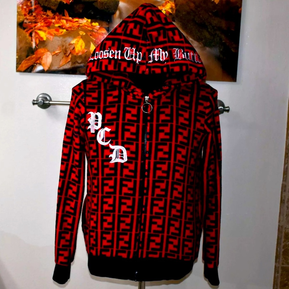 PCD CAT Dolls - Red and Black Graphic Hoodie